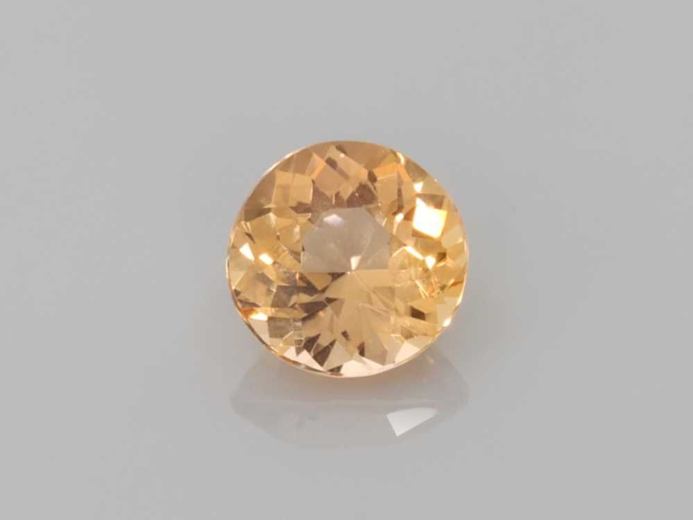 Round Yellow Topaz 0.76ct loose gemstone