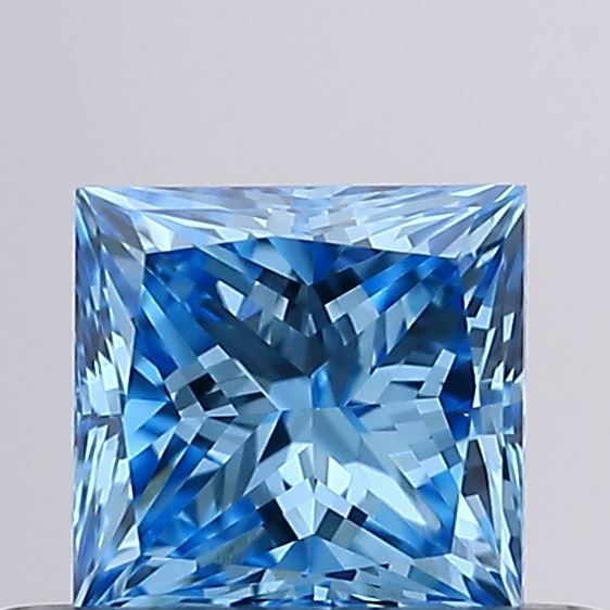 Princess Fancy Vivid Blue Lab-grown Diamond 0.26ct VS1 loose diamond