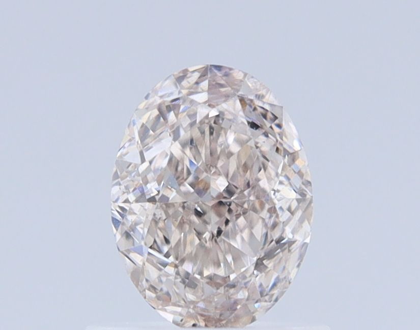 Oval Light Pinkish Brown Natural Diamond 0.75ct VS2 loose diamond