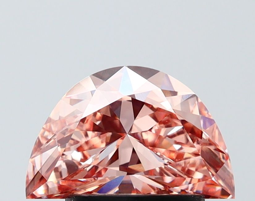 Half Moon Fancy Brown Pink Lab-grown Diamond 1.71ct VS1 loose diamond