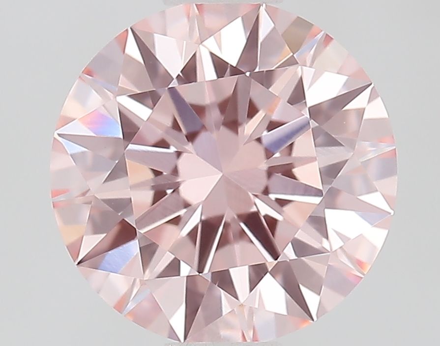 Round Fancy Intense Pink Lab-grown Diamond 1ct VVS2 loose diamond