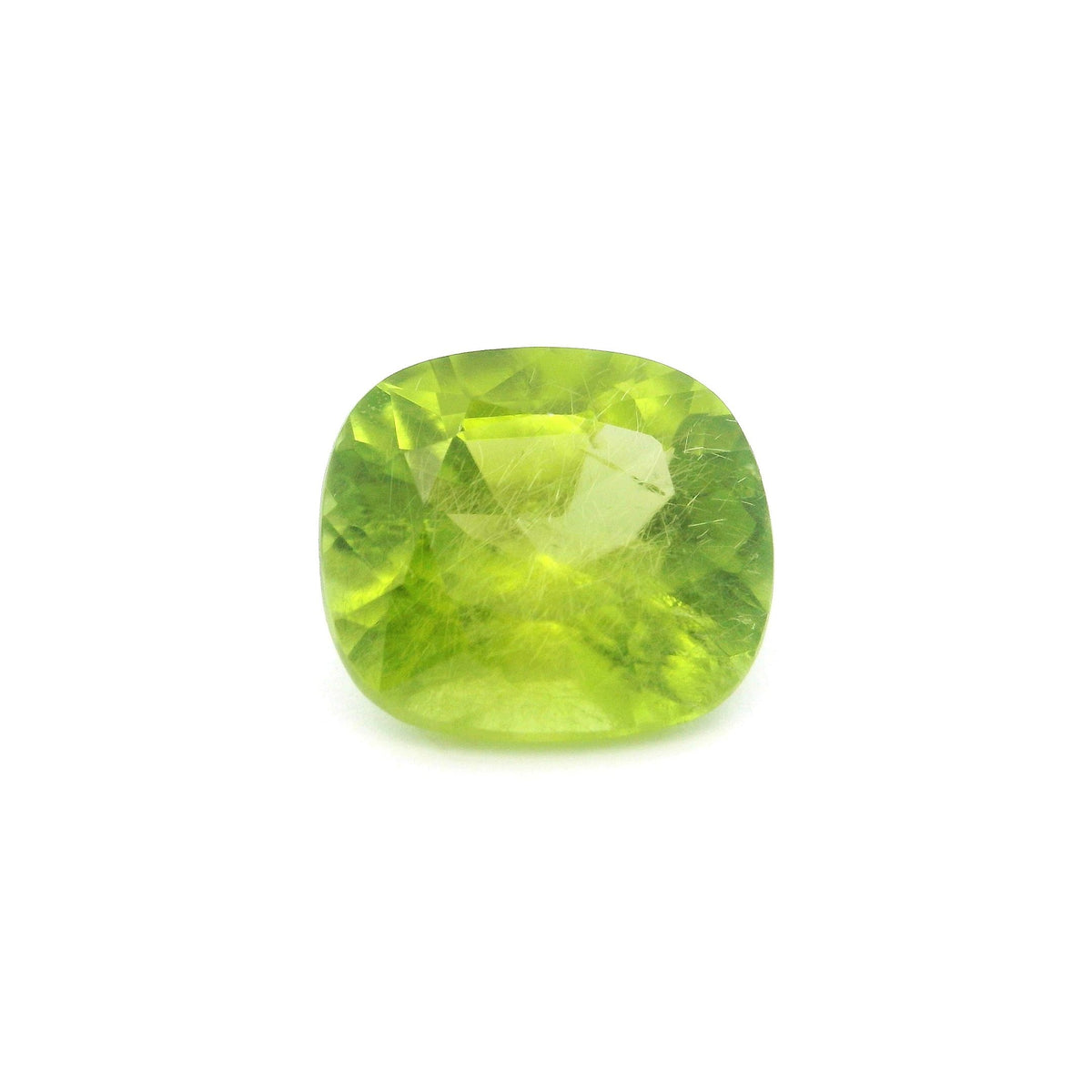 Cushion Green Peridot 2.91ct loose gemstone