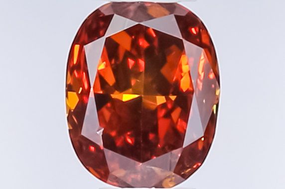 Cushion Fancy Deep Brown Orange Natural Diamond 0.33ct SI2 loose diamond