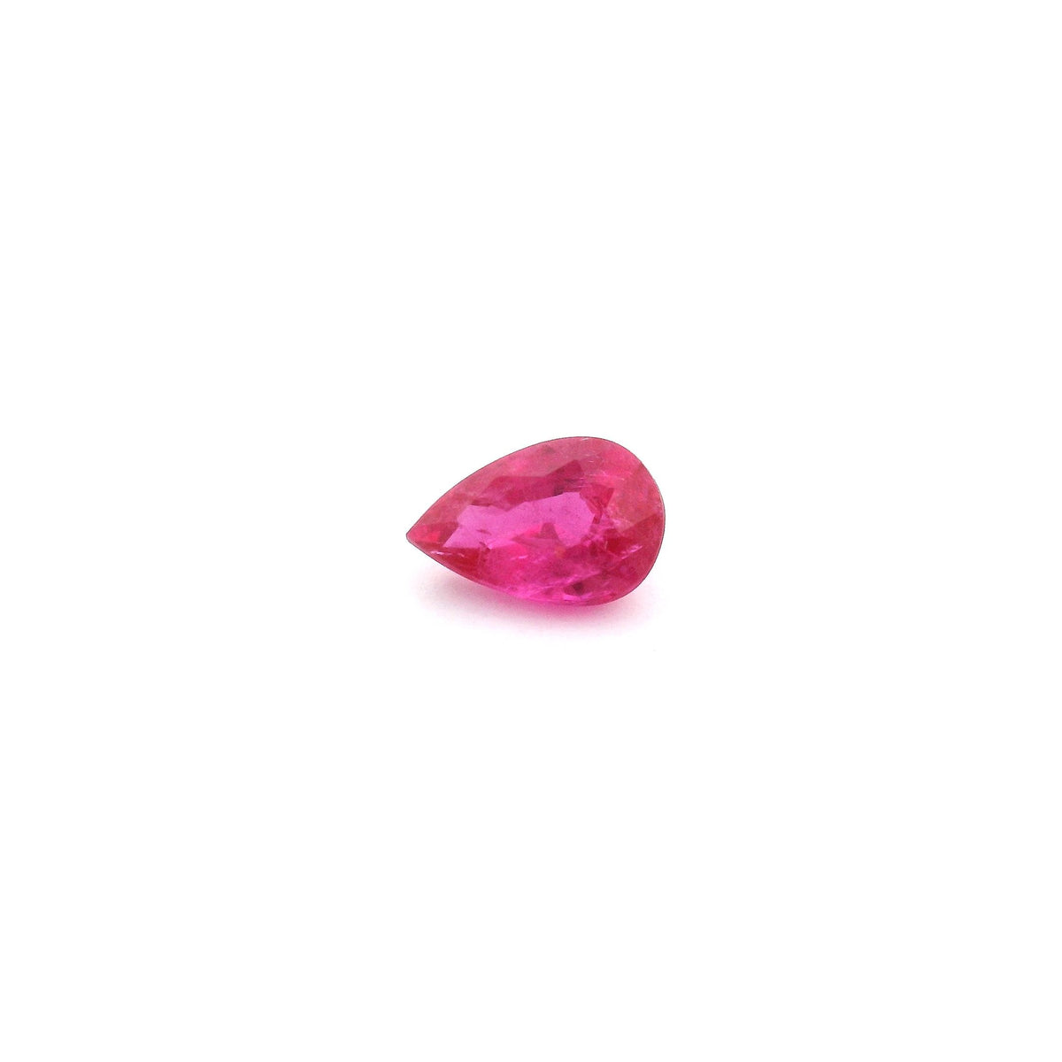 Pear Red Ruby 0.58ct loose gemstone