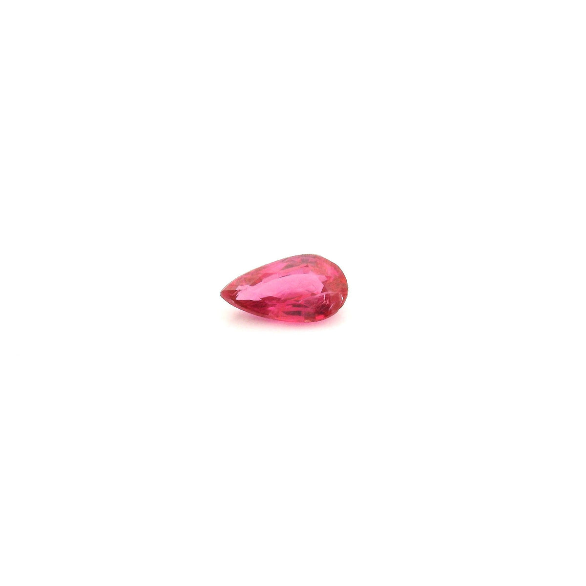 Pear Red Ruby 0.36ct loose gemstone