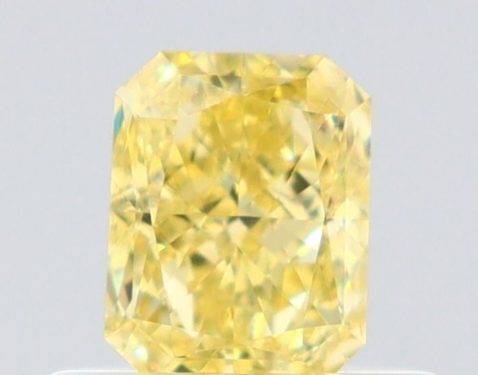 Radiant Fancy Intense Yellow Natural Diamond 0.5ct VS2 loose diamond