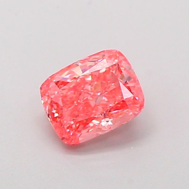 Cushion Fancy Vivid Pink Lab-grown Diamond 0.82ct VVS1 loose diamond