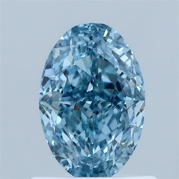 Oval Fancy Vivid Blue Lab-grown Diamond 1.01ct VS1 loose diamond