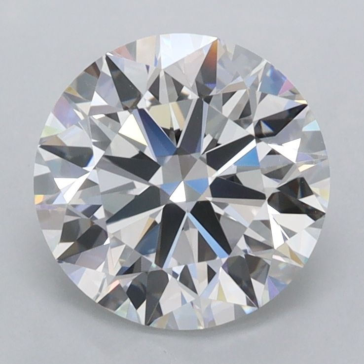 Round Lab-Grown Diamond 2.06ct D FL