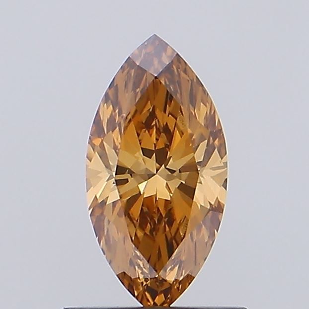 Marquise Fancy Brown Lab-grown Diamond 0.73ct VVS2 loose diamond