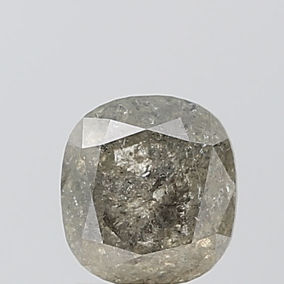 Cushion Salt And Pepper Natural Diamond 1.59ct VS1 loose diamond