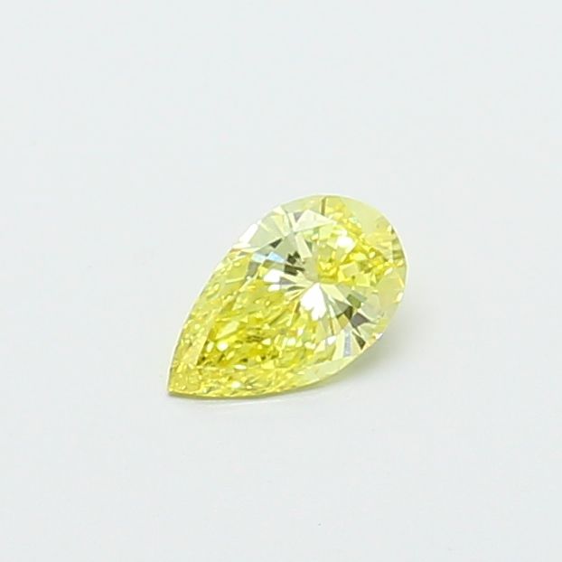 Pear Fancy Intense Yellow Lab-grown Diamond 0.36ct VVS2 loose diamond