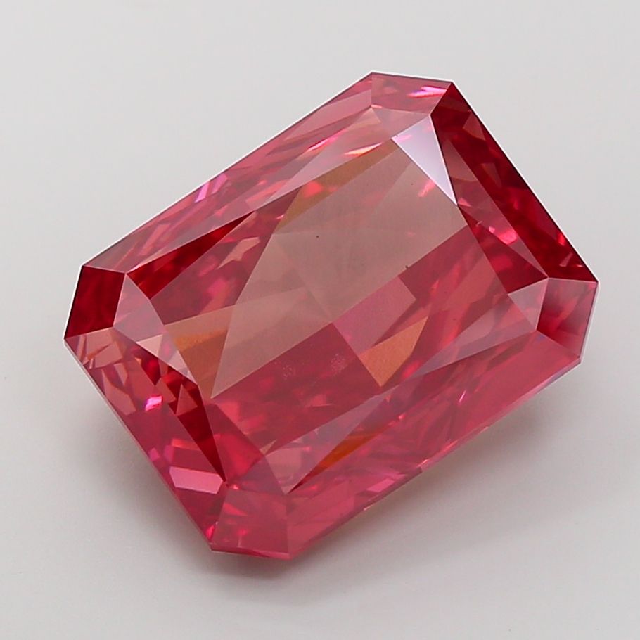 Radiant Fancy Vivid Red Lab-grown Diamond 20.17ct VS1 loose diamond