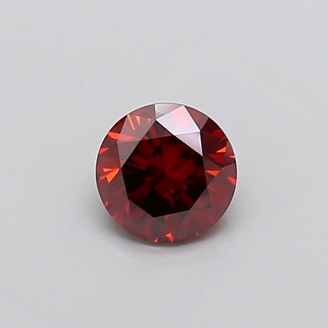 Round Fancy Deep Orange Lab-grown Diamond 1.01ct SI1 loose diamond
