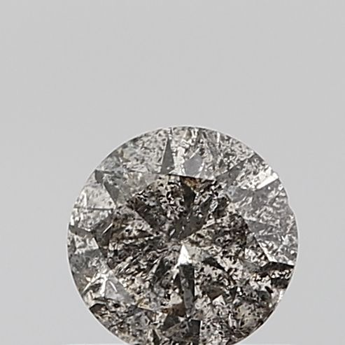 Round Salt And Pepper Natural Diamond 0.5ct VS1 loose diamond
