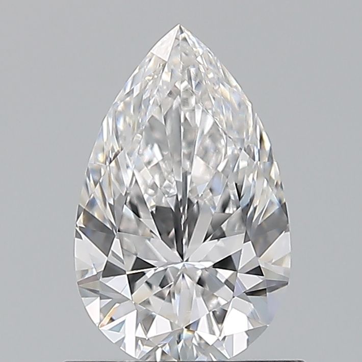 Pear Natural Diamond 0.80ct D VVS1