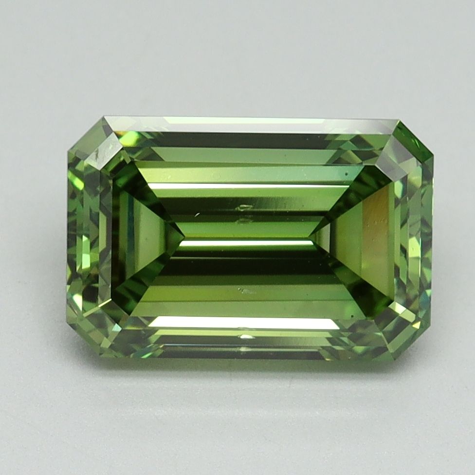 Emerald Fancy Vivid Green Lab-grown Diamond 3.03ct VS2 loose diamond