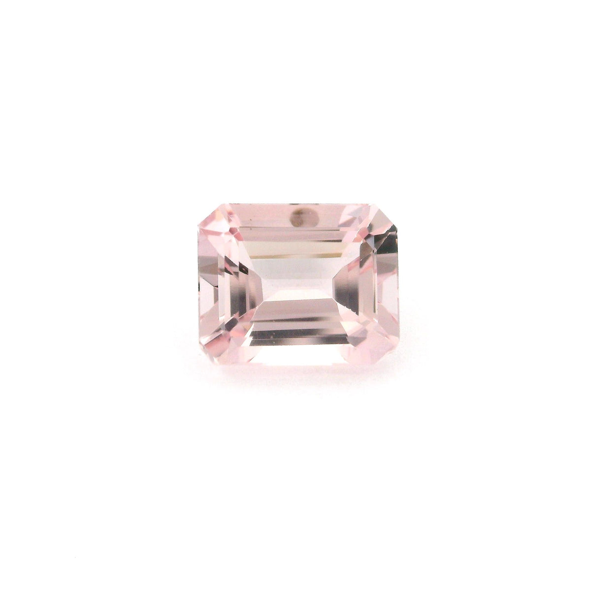 Octagonal Pink Morganite 3.08ct loose gemstone