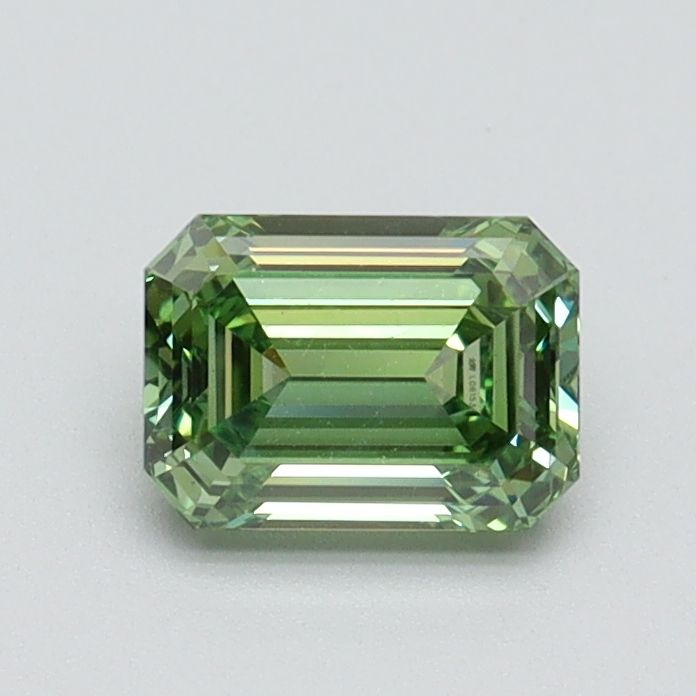 Emerald Fancy Vivid Green Lab-grown Diamond 0.71ct VS1 loose diamond
