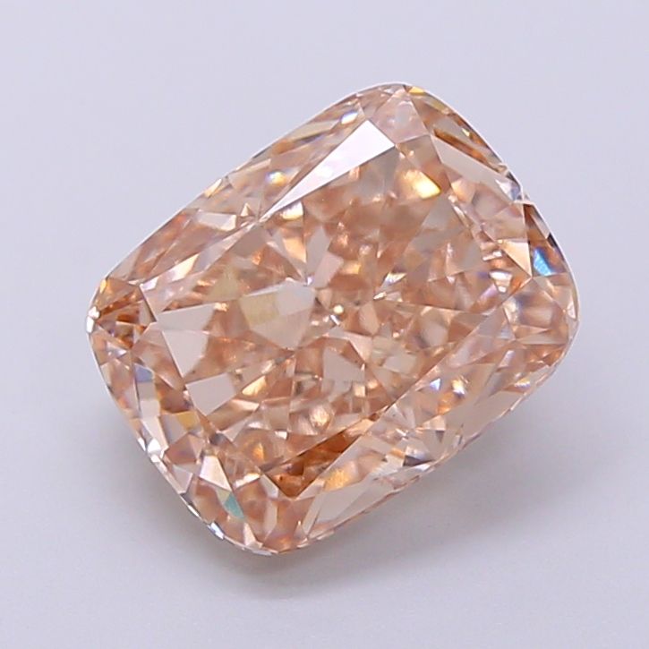 Cushion Fancy Light Brown Lab-grown Diamond 3.05ct VS1 loose diamond