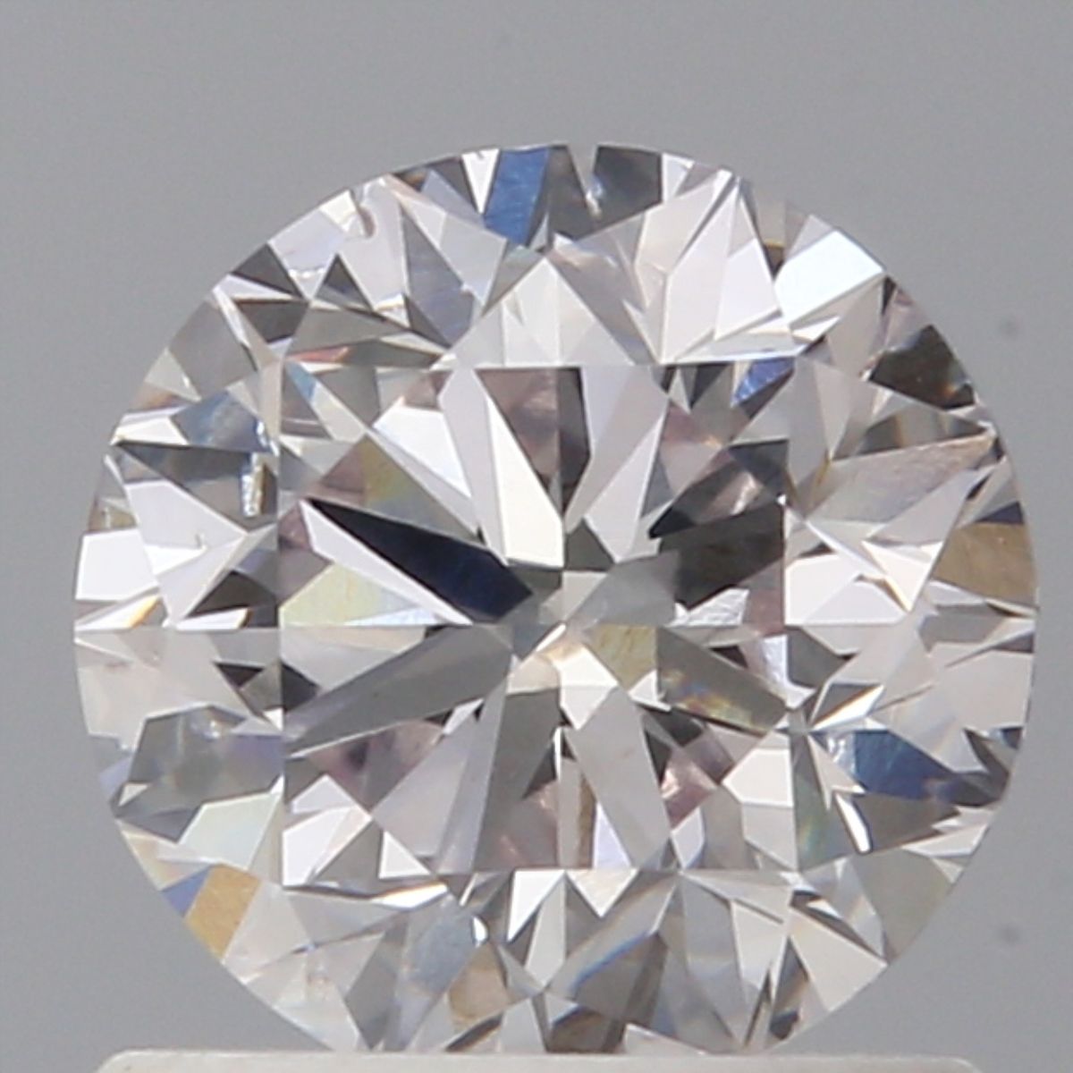 Round Faint Pink Natural Diamond 0.9ct SI1 loose diamond