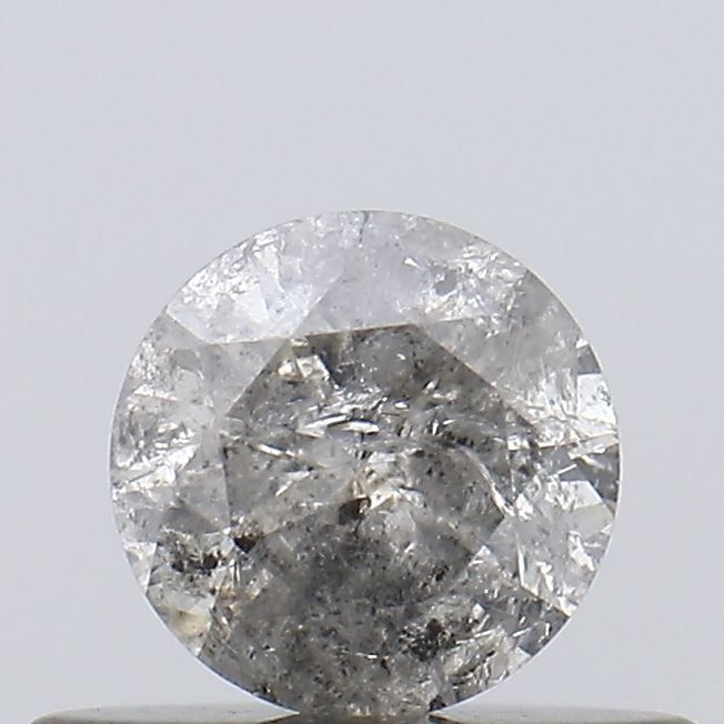 Round Salt And Pepper Natural Diamond 0.36ct I3 loose diamond