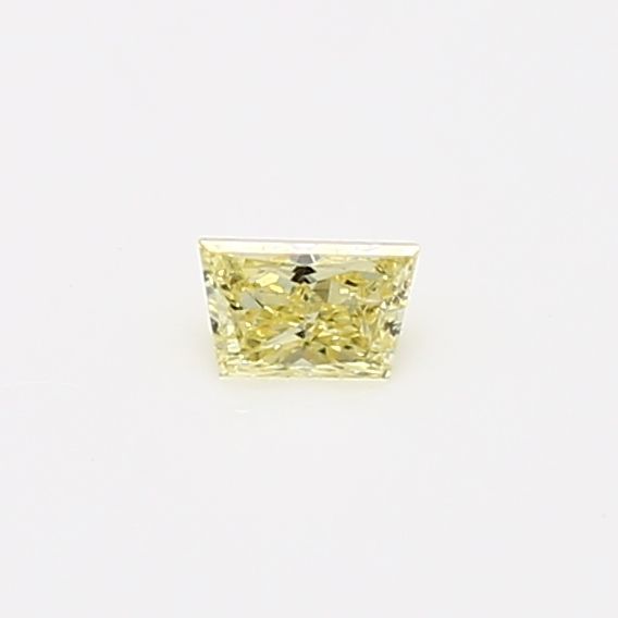 Tapered Baguette Fancy Yellow Natural Diamond 0.16ct VS2 loose diamond