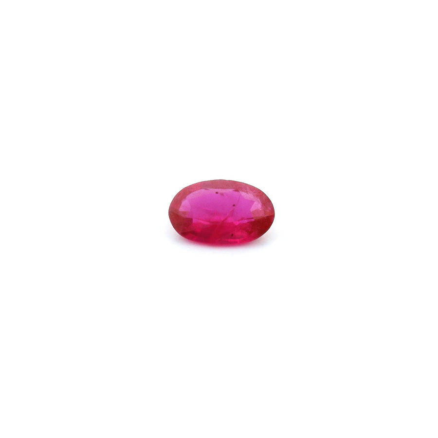 Oval Red Ruby 0.43ct loose gemstone