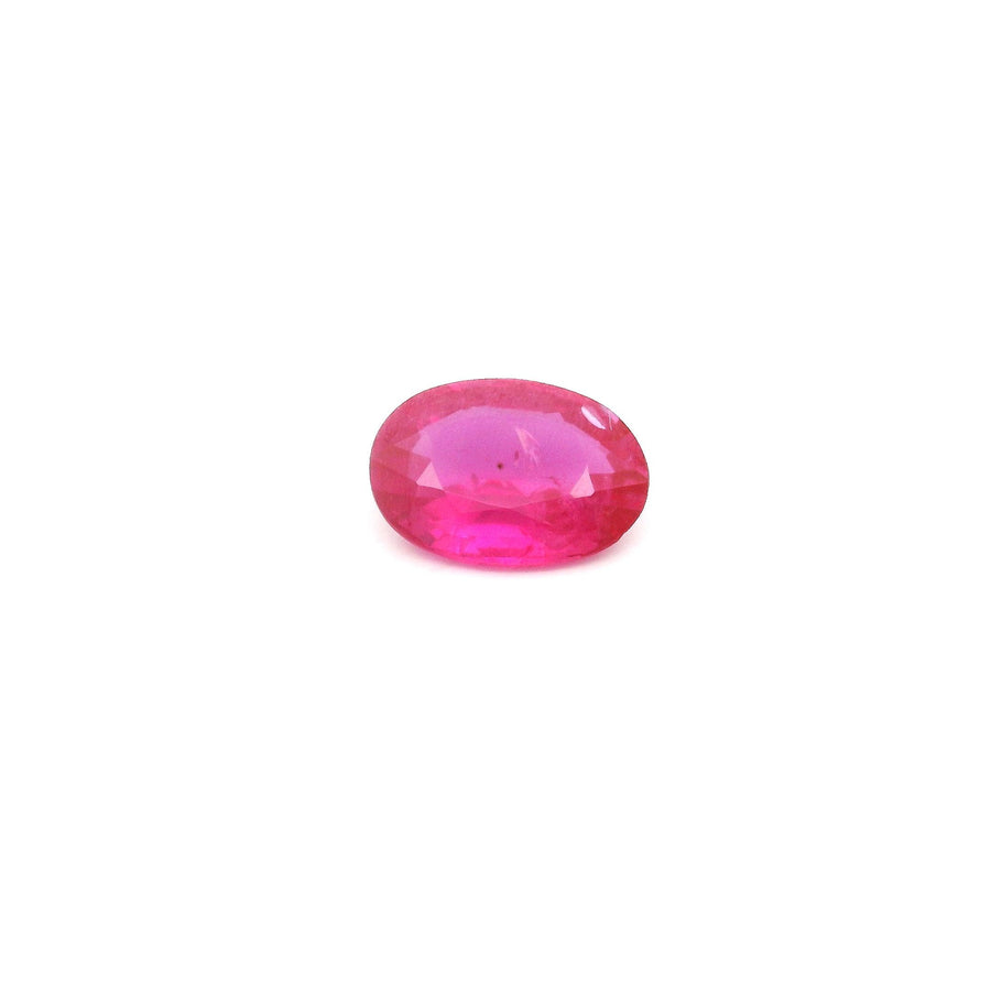 Oval Red Ruby 0.75ct loose gemstone