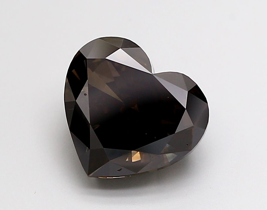 Heart Fancy Vivid Black Lab-grown Diamond 4.05ct VS1 loose diamond