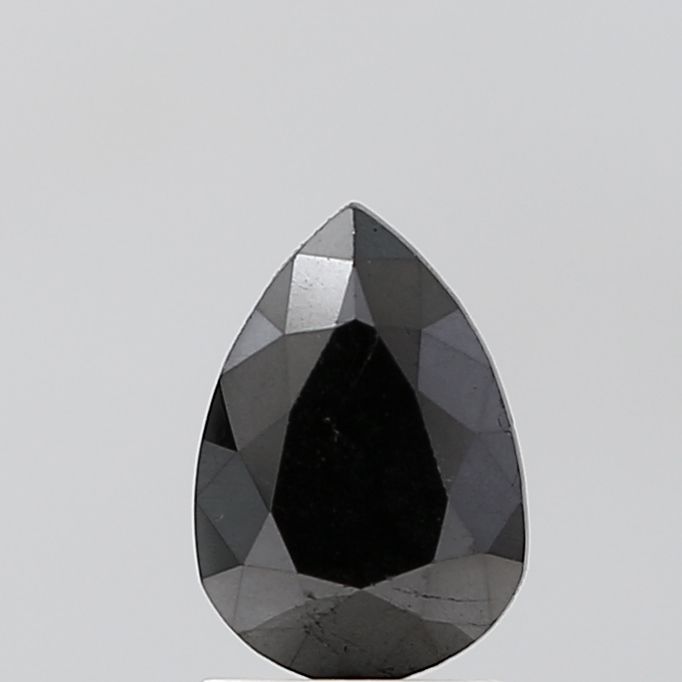 Pear Black Natural Diamond 1.44ct VVS2 loose diamond