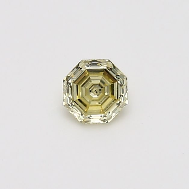 Octagonal Fancy Yellow Natural Diamond 0.3ct VVS2 loose diamond