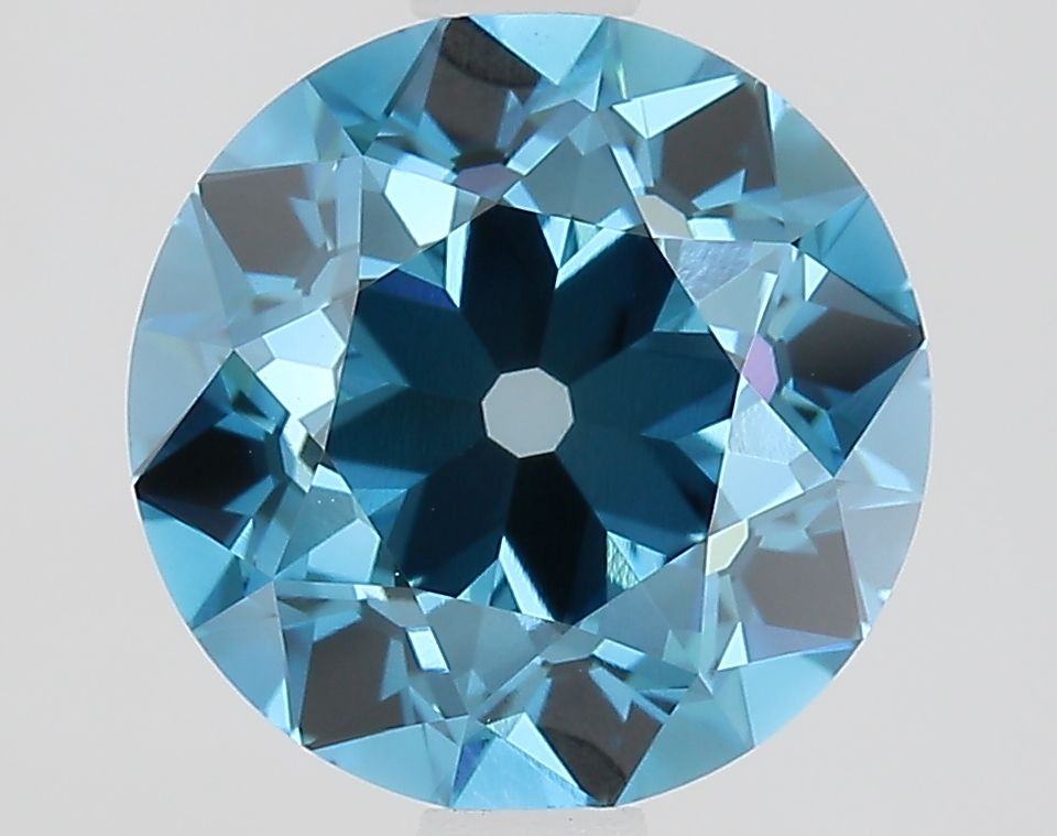 European Cut Fancy Vivid Blue Lab-grown Diamond 2.01ct VVS2 loose diamond