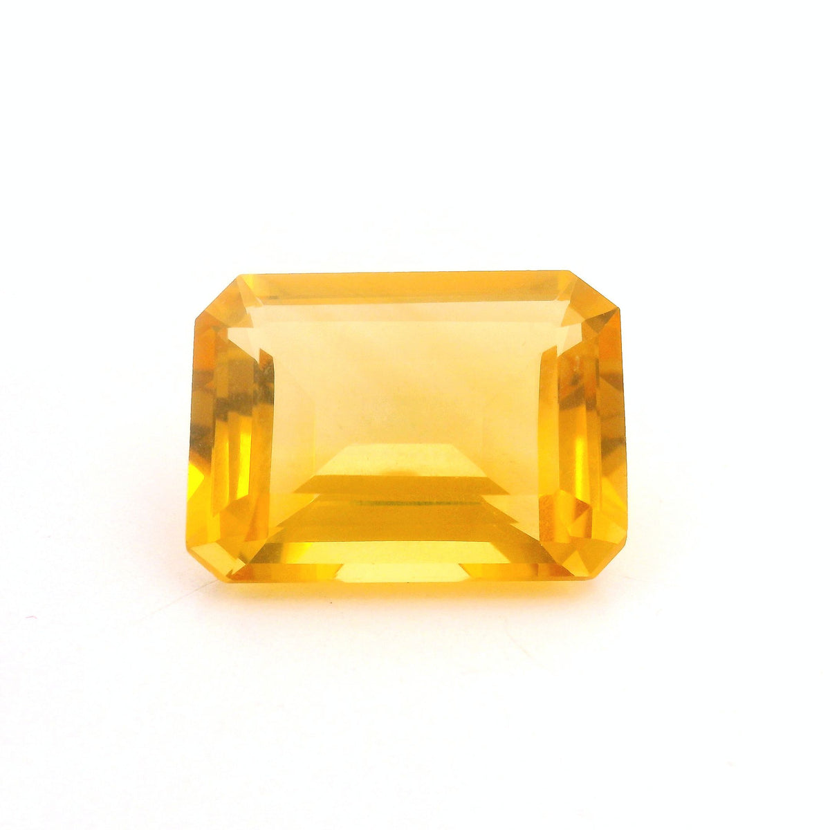 Octagonal Yellow Citrine 10.06ct loose gemstone