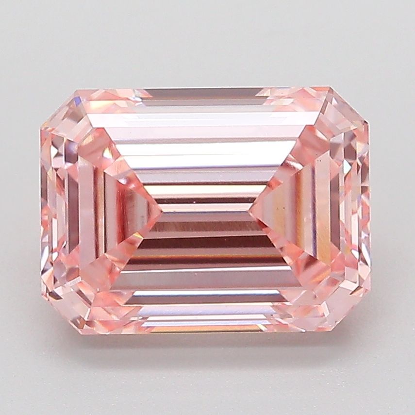 Emerald Fancy Intense Pink Lab-grown Diamond 3.06ct VS1 loose diamond
