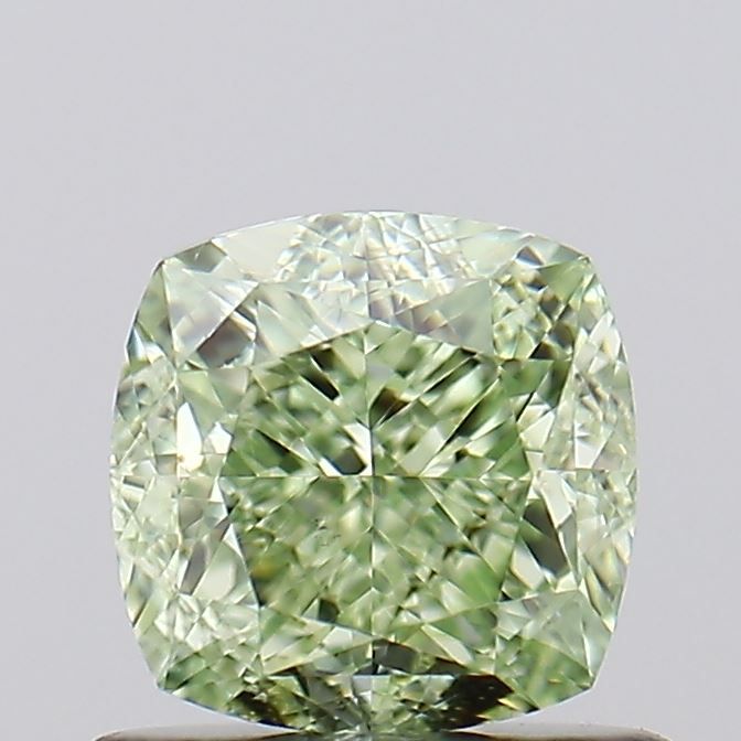 Cushion Fancy Grayish Yellowish Green Natural Diamond 1.02ct SI1 loose diamond
