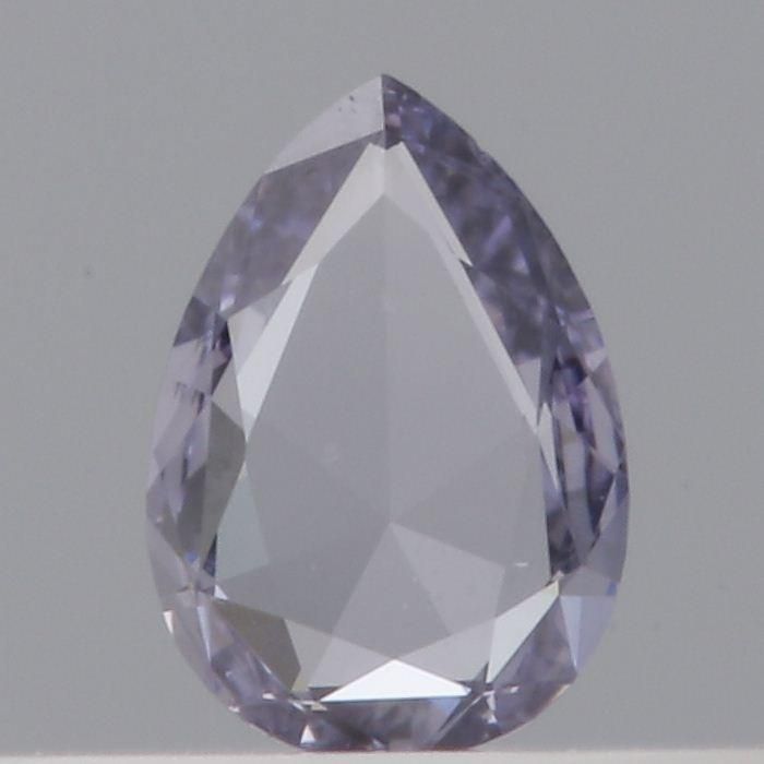 Pear Fancy Violet Gray Violet Natural Diamond 0.08ct loose diamond