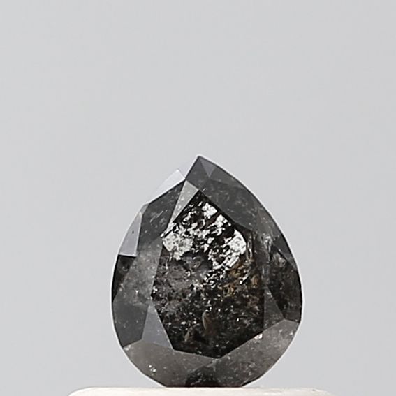 Pear Salt And Pepper Natural Diamond 0.37ct VVS2 loose diamond