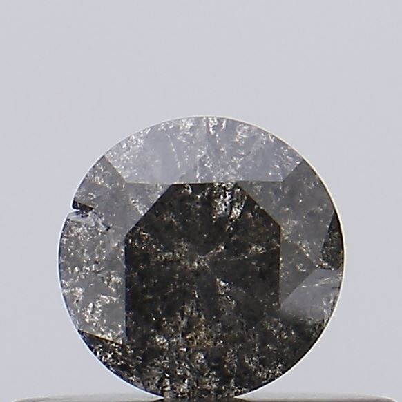 Round Salt And Pepper Natural Diamond 0.27ct I3 loose diamond