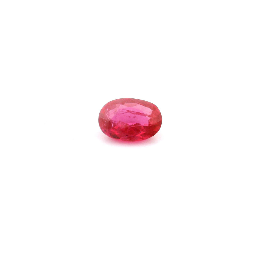 Oval Red Ruby 0.58ct loose gemstone