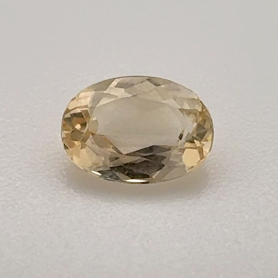 Oval Yellow Topaz 0.725ct loose gemstone