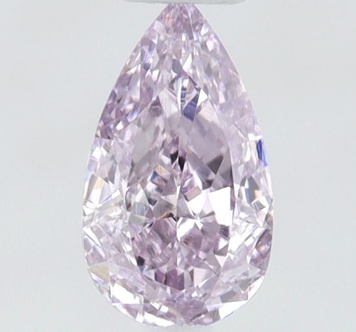 Pear Fancy Pink Purple Natural Diamond 0.18ct VS2 loose diamond