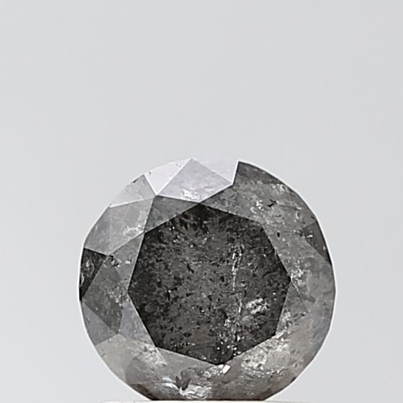 Round Salt And Pepper Natural Diamond 1.47ct VS1 loose diamond