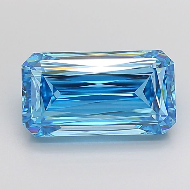Radiant Fancy Vivid Blue Lab-grown Diamond 4.52ct VVS2 loose diamond