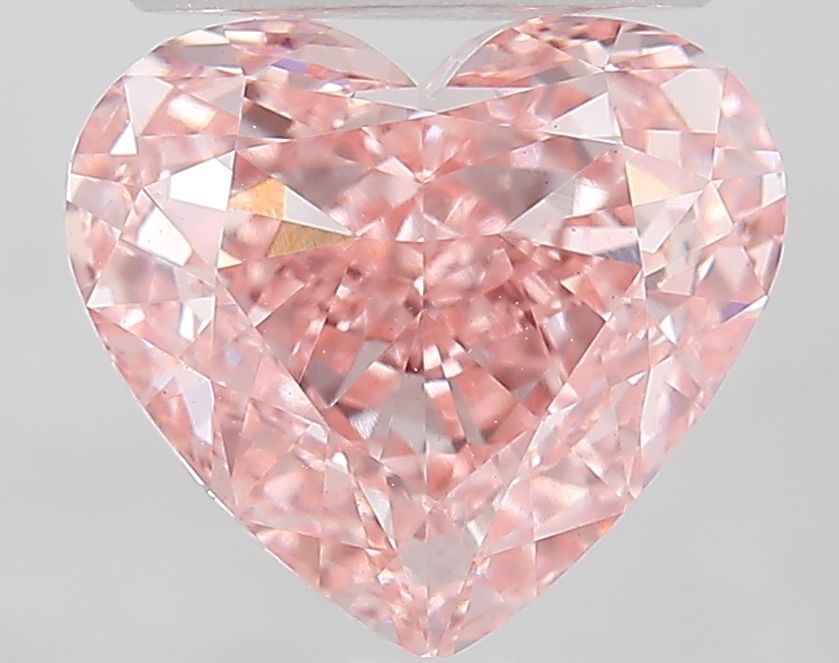 Heart Fancy Vivid Pink Lab-grown Diamond 3.02ct VS1 loose diamond