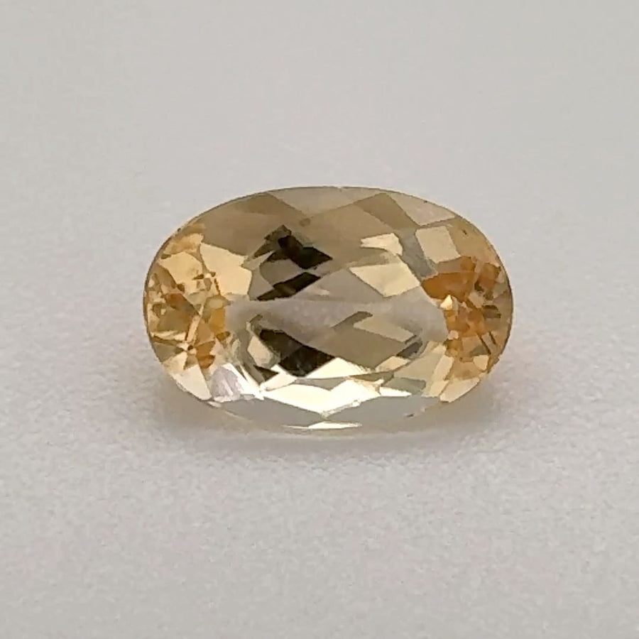 Oval Yellow Topaz 0.815ct loose gemstone