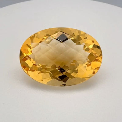 Oval Orange Citrine 11.565ct loose gemstone
