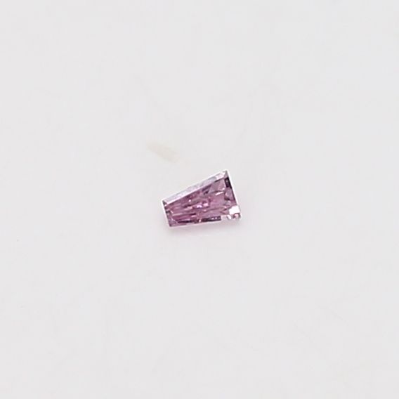 Tapered Baguette Fancy Purplish Pink Natural Diamond 0.02ct loose diamond
