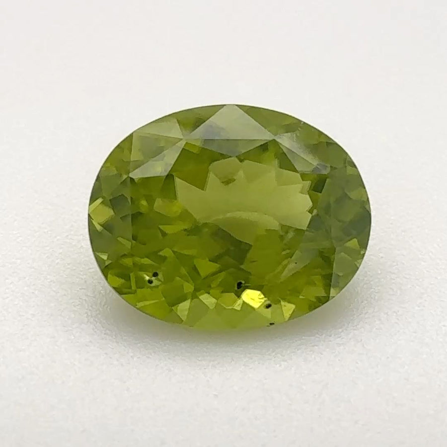 Oval Green Peridot 2.455ct loose gemstone