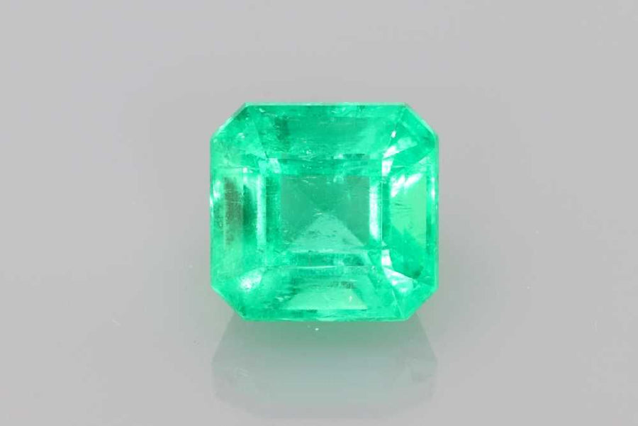 Asscher Green Emerald 2.27ct loose gemstone